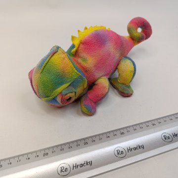 Plyšový chameleon