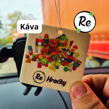 reHračková vůně do auta - Káva