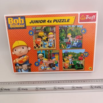 Bořek stavitel 4xpuzzle 